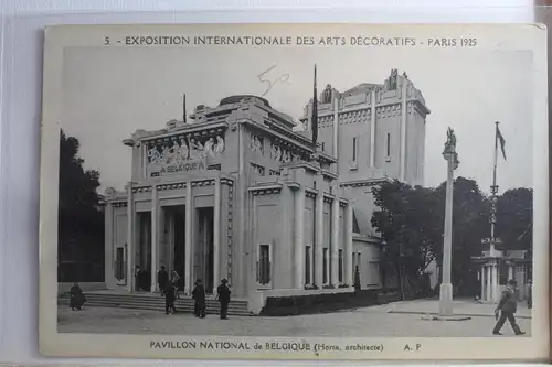 AK Paris Pavillon National de Belgique -Horta, achitecte 1925 #PF592