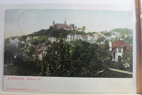 AK Hamburg-Blankenese Süllberg III. 1910 #PF707