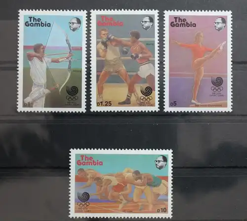Gambia 758-761 postfrisch Olympische Sommerspiele #ST465