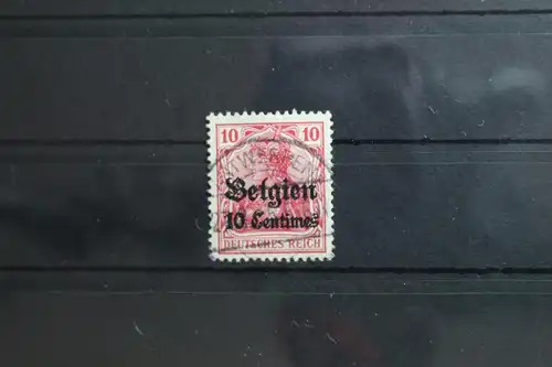 Deutsche Besetzung 1. WK Belgien 3 gestempelt Vollstempel #SU756