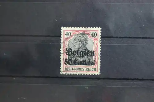 Deutsche Besetzung 1. WK Belgien 5 gestempelt Vollstempel #SU762