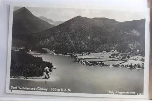 AK Dorf Walchensee (Obbay.) Kurhotel Post -Fliegeraufnahme 1938 #PF642