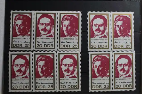 DDR W Zd 244 - W Zd 247 postfrisch Zusammendruck #SU867