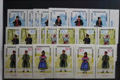 DDR W Zd 144 - W Zd 155 postfrisch Zusammendruck #ST221