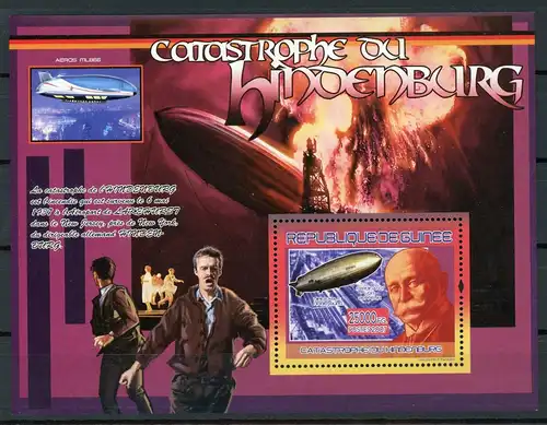 Guinea Block 1468 postfrisch Zeppelin #GO619