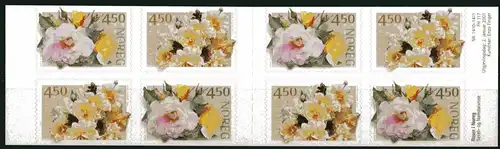 Norwegen M-Heft 1366-1367 postfrisch Blumen #IF420