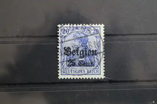 Deutsche Besetzung 1. WK Belgien 18 gestempelt Vollstempel #SW076