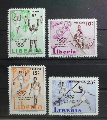 Liberia 552A-555A postfrisch #SU807