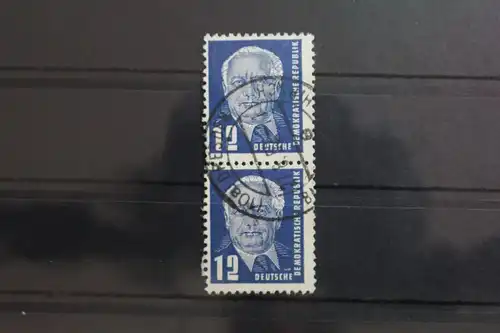 DDR 251 als senkrechtes Paar gestempelt Poststempel Bedarfsstempel #SX210