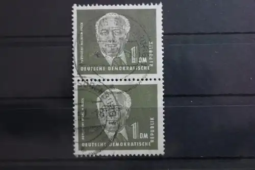 DDR 253 als senkrechtes Paar gestempelt Poststempel Bedarfsstempel #SX219