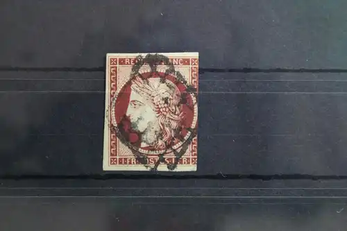 Frankreich 7b gestempelt rechts leicht angeschnitten #SV037