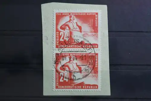 DDR 274 als senkrechtes Paar gestempelt Poststempel Bedarfsstempel #SX261