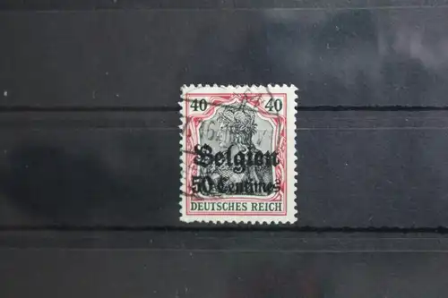 Deutsche Besetzung 1. WK Belgien 5 gestempelt Vollstempel #SU764