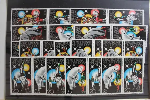 DDR W Zd 394 - W Zd 401 und S Zd 160 - S Zd 167 postfrisch #SX465