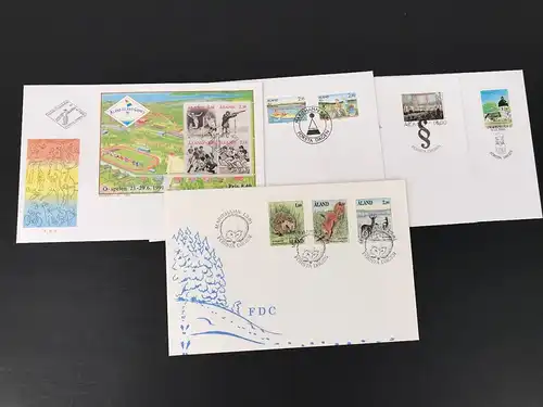 Aland FDC Jahrgang 1991 komplett Ersttagesbrief/FDC #LO323