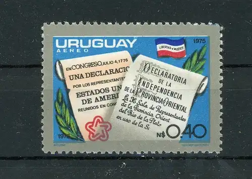 Uruguay 1364 postfrisch Unabhängigkeit #GX048