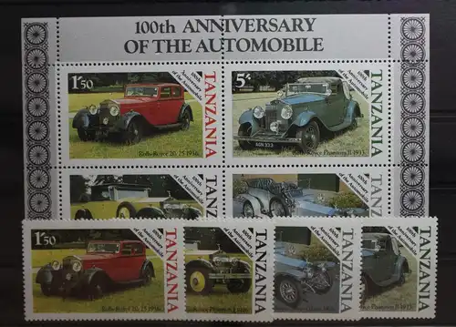 Tansania Block 53 mit 309-315 postfrisch #SY261