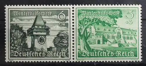 Deutsches Reich Zd W136 postfrisch Zusammendruck #SW390