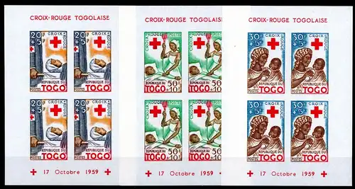 Togo Block 2-4 B postfrisch Rotes Kreuz #GX024