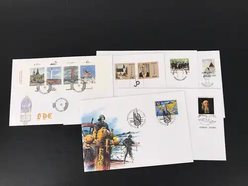 Aland FDC Jahrgang 1992 komplett Ersttagesbrief/FDC #LO324