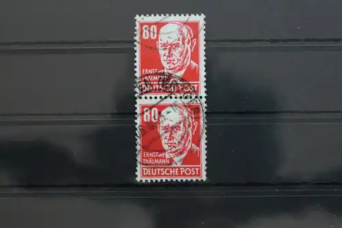 DDR 340 gestempelt als senkrechtes Paar mit Poststempel Bedarfsstempel #SX735