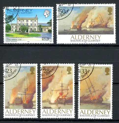 GB Alderney Jahrgang 1992 gestempelt #GX082