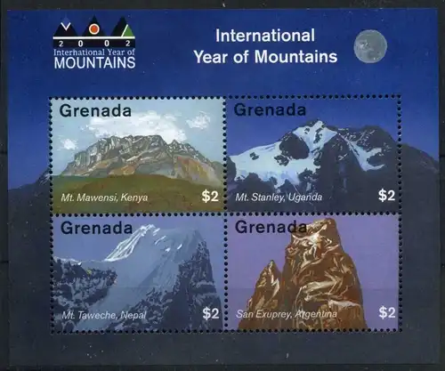 Grenada 4967-4970 postfrisch Berge #GU559