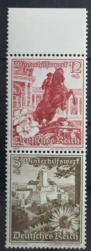 Deutsches Reich Zd S249 postfrisch Zusammendruck #SW382