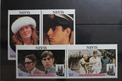 St. Kitts und Nevis 2 Paare 393A-396A postfrisch #SY352