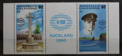 Neukaledonien 880-881 postfrisch als Dreierstreifen #TA509