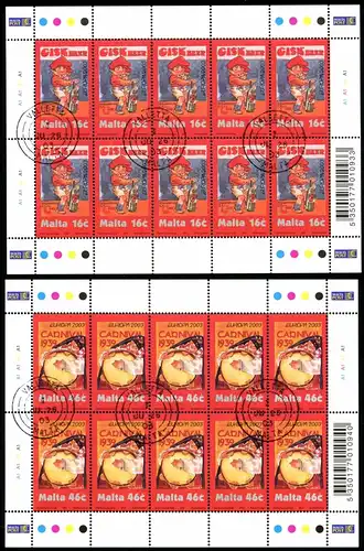 Malta 1274-1275 gestempelt Cept Kleinbögen #GX002