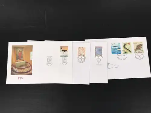 Aland FDC Jahrgang 1990 komplett Ersttagesbrief/FDC #LO322