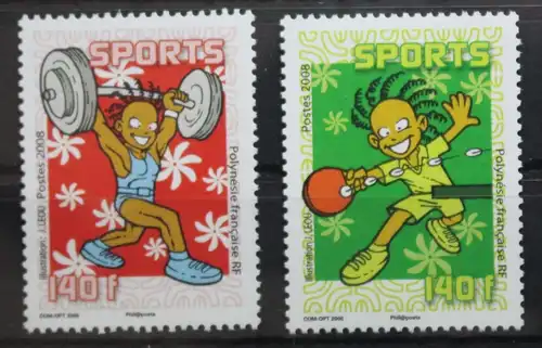 Französisch-Polynesien 1040-1041 postfrisch #TA596