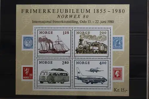 Norwegen Block 3 mit 817-820 postfrisch #TA029