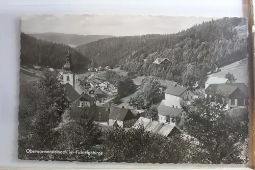 AK Oberwarmenstein im Fichtelgebirge Ortsansicht 1958 #PF774