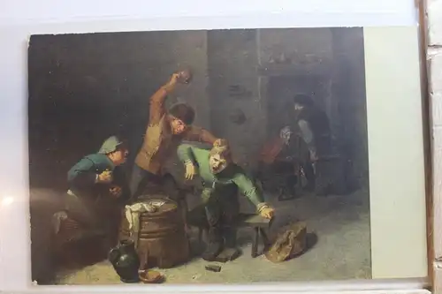 AK Deutschland Adriaen Brouwer, Bauernrauferei b. Kartenspiel #PF900