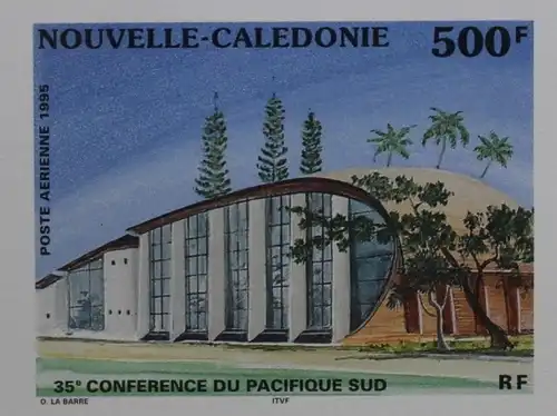 Neukaledonien 1053 U postfrisch ungezähnter Block #TA699