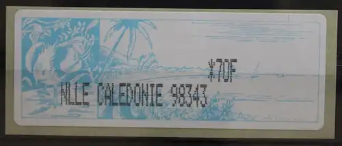 Neukaledonien Automatenmarken 1e postfrisch #TB094