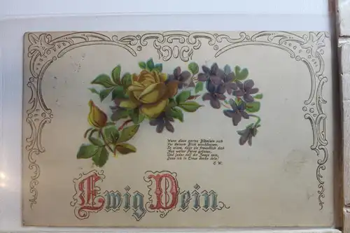 AK Deutschland Grußkarte - Ewig Dein #PF884