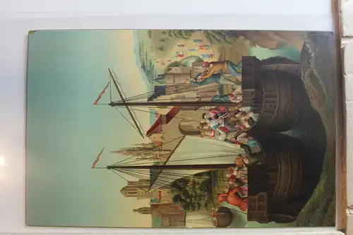 AK Belgien Hans Memling St. Ursula landing at Bale #PF897