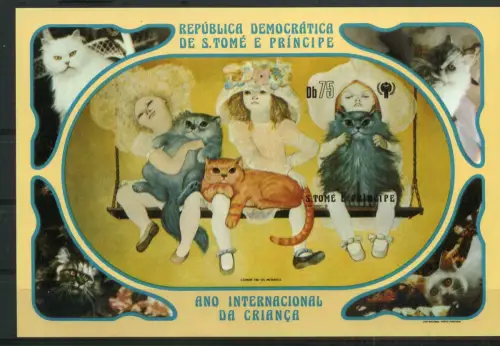 St. Tomé und Principe Block 77 B postfrisch #GU520