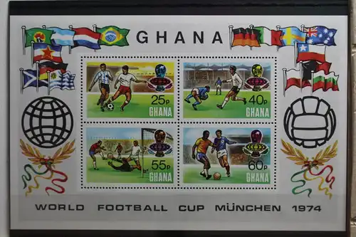 Ghana Block 57 A mit 568 A-571 A postfrisch #TA224