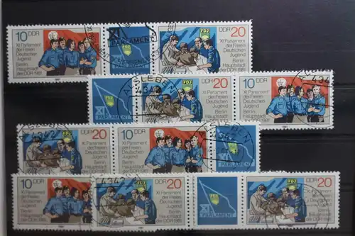 DDR W Zd 493 - W Zd 498 gestempelt #SY832