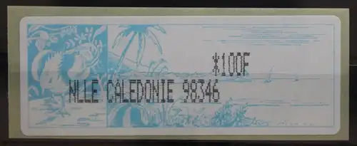 Neukaledonien Automatenmarken 1e postfrisch #TB099