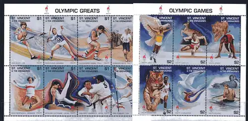 St. Vincent Grenadinen KB 3185-3198 postfrisch Sport #LO357