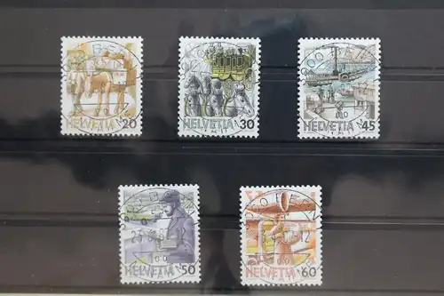 Schweiz 1340-1344 gestempelt "Vollstempel" #TB302