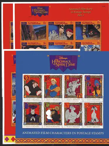 St. Vincent Grenadinen KB 3635-3666 postfrisch Disney #IX557