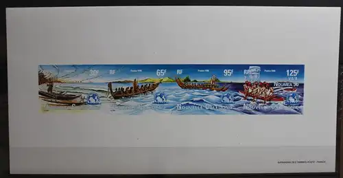 Neukaledonien 1062-1065 U postfrisch ungezähnter Viererstreifen #TA997