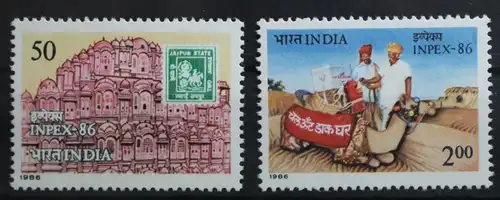 Indien 1050-1051 postfrisch #TC132