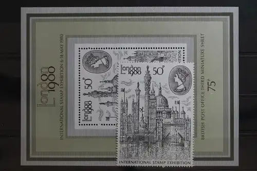 Großbritannien 835, Bl. 3 mit 835 postfrisch #TC934